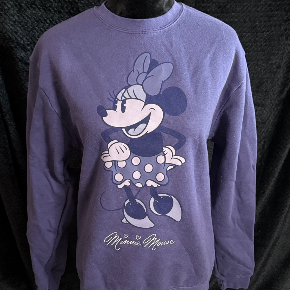 Purple Minnie Mouse Sweatshirt
